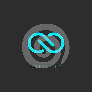 Minimal infinity vector logo