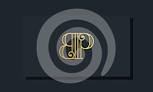 Minimal Inline style Initial BP logo