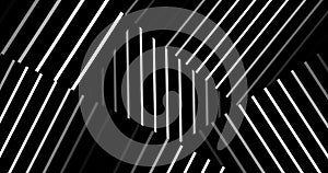 Minimal lines fading in and fade out geometric psychedelia loop bg.