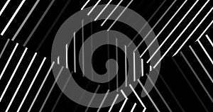 Minimal lines fading in and fade out geometric psychedelia loop bg.