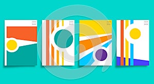Minimal modern art design for cards, poster, flyer, brochure cover, abstract background, wallpaper, typography, or other