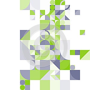 Minimal mosaic abstract background pattern art