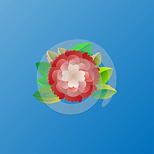 Minimal papercut abstract background01