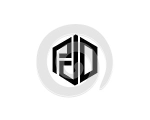 Minimal PDD Logo Design Template.