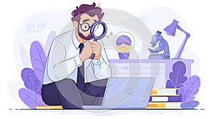 Minimal scene representing structured thinking and self guided cognitive control