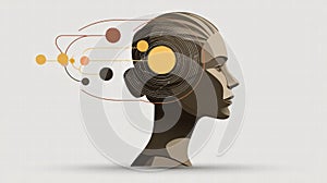 Minimal scene representing structured thinking and self guided cognitive control