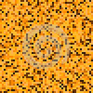 Minimal seamless pixelated mosaic pattern with random pixels. Re