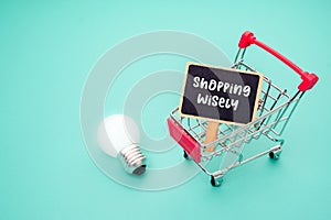 Shopping wisely tip photo