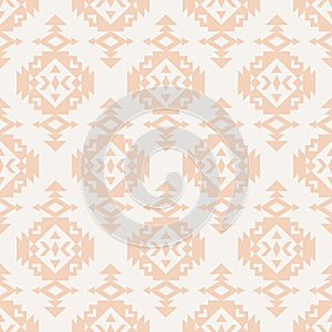 Minimal Southwestern Boho Navajo Seamless Pattern