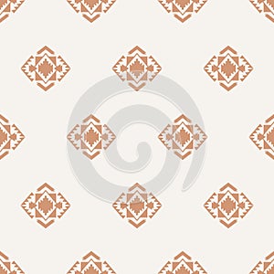 Minimal Southwestern Boho Navajo Seamless Pattern