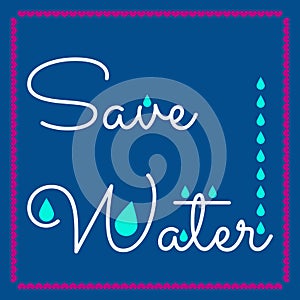 Minimal vector concept for world water day