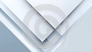 Minimal White Paper Layers