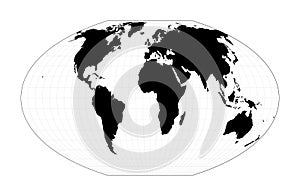 Minimal world map. photo