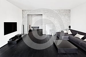 Minimalism drawing-room interior photo