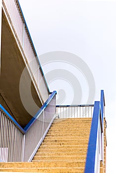 Minimalism urban stairs in the sky