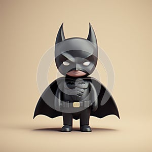 Minimalist 3d Batman: A Charming Toy-like Critique Of Consumer Culture