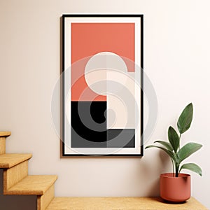 Minimalist Abstract Art Wall Print: Colors Of Spain