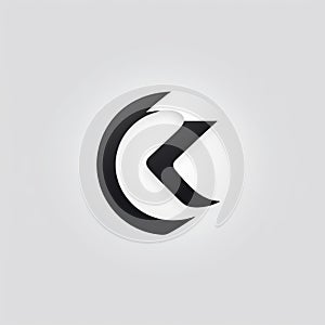 Minimalist Abstract C Logo In Kodak Ektar Style