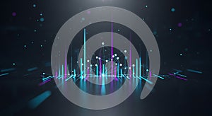 Minimalist Abstract Data Visualization Background