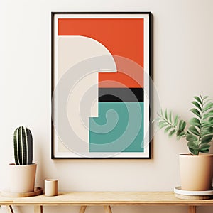 Minimalist Abstract Print: Colors Of Italy photo