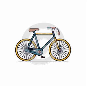 Minimalist Bicycle Illustration