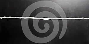 Minimalist black canvas with white textured line