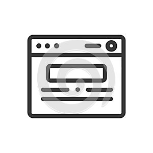 Modern Website Interface Design, Simple Webpage Layout