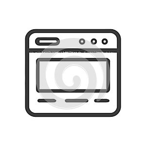 Modern Website Interface Design Element: Clean and User-Friendly Layout