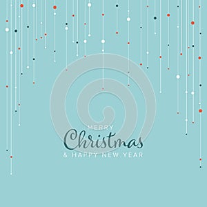 Minimalist Christmas flyer/card template photo