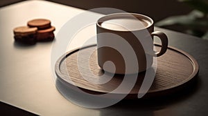 Minimalist Coasters Scene With Samyang 14mm F2.8 Lens Aesthetic