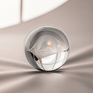 This minimalist composition emphasizes simplicity and elegance