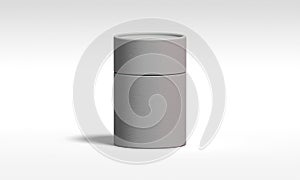 Minimalist Cylindrical Storage Container Design