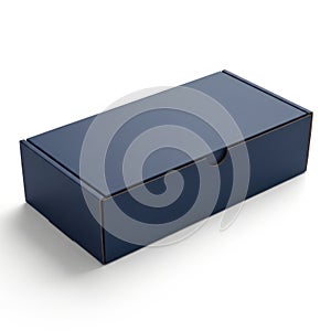 Minimalist dark gray rectangular storage box