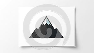 Shapes with varying shades of black and gray with a touch of light