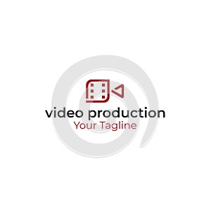 Minimalist design Video Production logo design