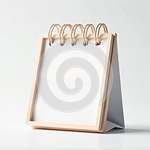 Minimalist Desk Notepad with Spiral Binding photo