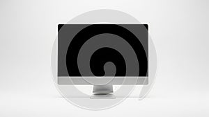Minimalist Desktop Computer on White Background