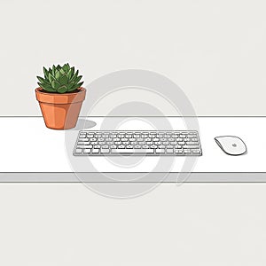 Background is solid light gray complementing the simple clean