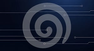 Minimalist digital technology background with electronic circuit board lines