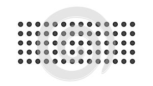 Minimalist Dotted Grid Pattern Vector for Backgrounds Texture, vector design Generative AI