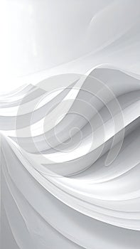 Abstract White Wave Background