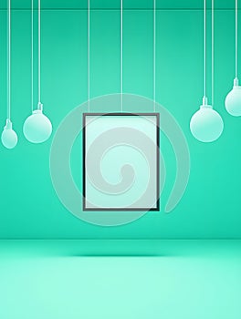 Minimalist gallery space