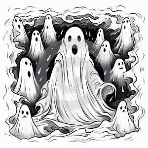 Minimalist Ghosts Modern Halloween Haunts