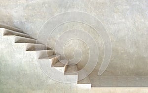 Minimalist grey background texture of stairs