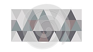 Minimalist Grey Triangular Geometric Pattern Background vector design Generative AI