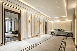 Advanced background high-end space light simplicity