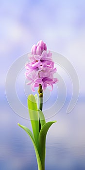 Minimalist Hyacinth Mobile Wallpaper Uhd Image With Focus Stacking