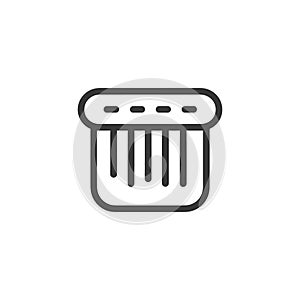 Modern Kalimba Musical Instrument Icon Design
