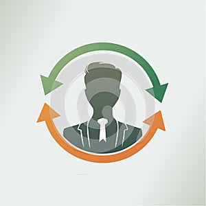 Human Resources Process Loop Symbol