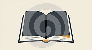 Open Book Illustration